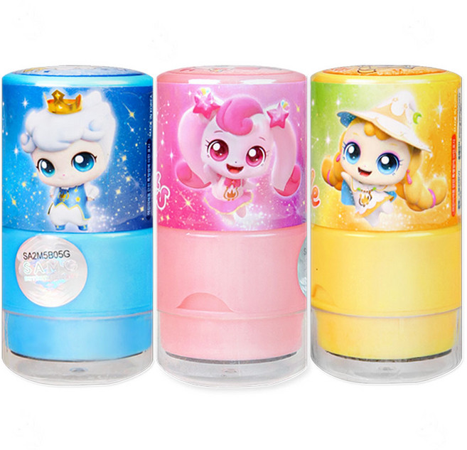 캐치티니핑 칭찬 스탬프 3종, 1세트, 왕자핑+하츄핑+반짝핑