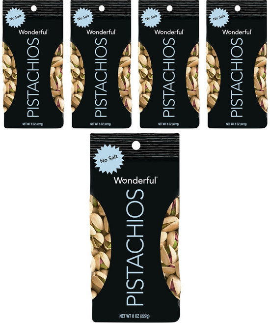 원더풀피스타치오스 노 솔트, 5개, 227g