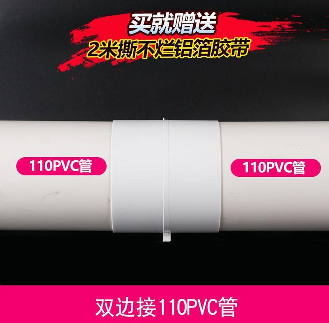管道止逆閥 200PVC, 兩頭110pvc管
