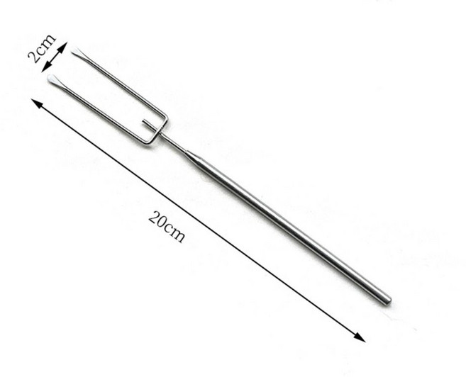 스테인레스 스틸 초콜릿 담그는 포크 실버 불규칙한 모양의 치즈 퐁듀 녹슬지 않는 롱 핸들 도구, 01 B, 04 B, 1개