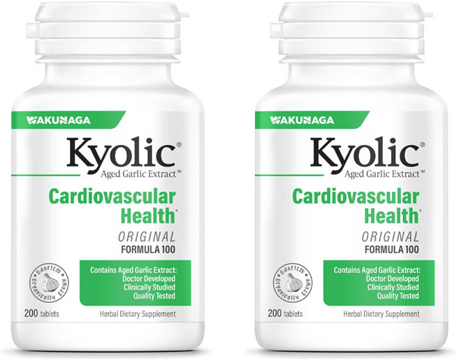 쿄릭 숙성마늘 추출물 포뮬러 100 카디오베스큘러 타블렛, 200정, 2개