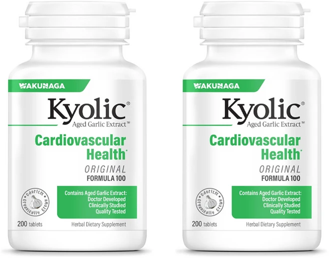 쿄릭 숙성마늘 추출물 포뮬러 100 카디오베스큘러 타블렛, 200정, 2개 - 쿠팡