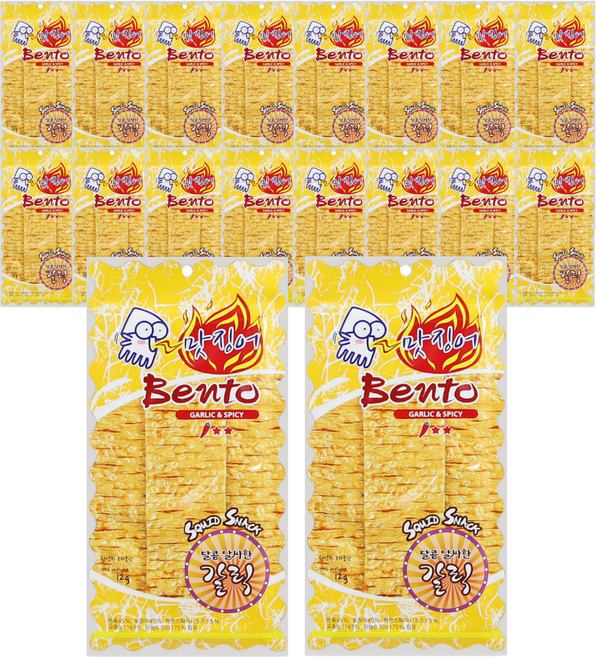 벤토 맛징어 갈릭앤스파이시, 18개