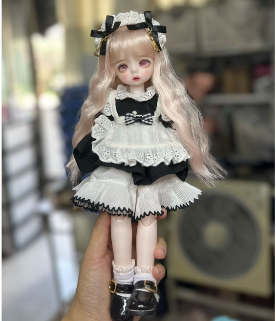 구체관절인형30cm 핸드메이드 메이크업 인형+의상+가발+구두 풀세트, 51번, 1개