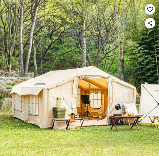 스노우라인 휘떼 에어텐트 4.8 (TPU창 타프 전동펌프 포함), 스노우라인 휘떼 에어텐트 4.8 (3박스출고)