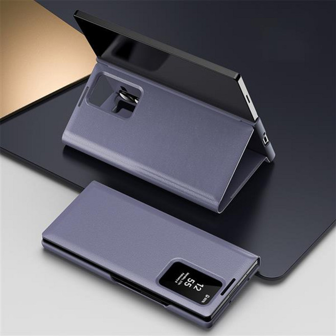 갤럭시 Z폴드7 고급 가죽 전면 스마트 윈도우 뷰 카드 지갑 수납 지문방지 플립 커버 지폴드 제트폴드 폴더 케이스
