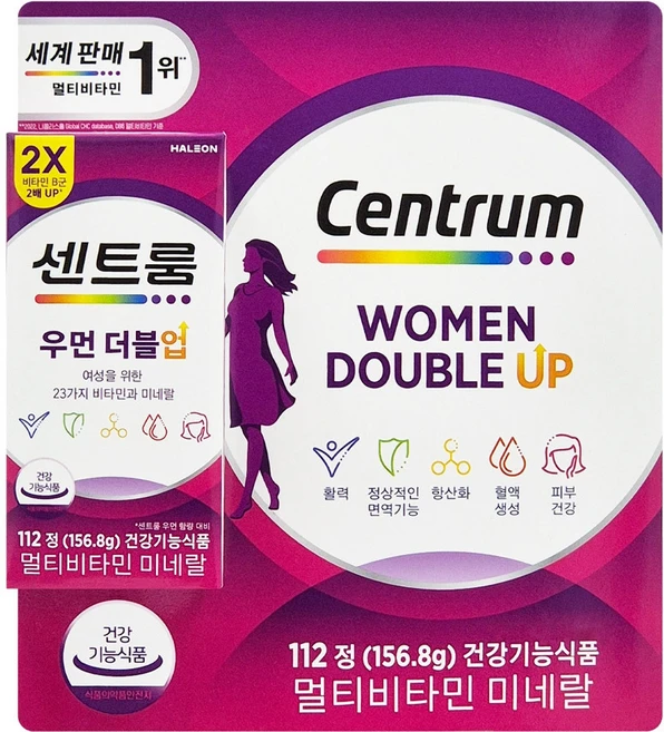 센트룸 포 우먼 멀티비타민, 112정, 1개 - 쿠팡