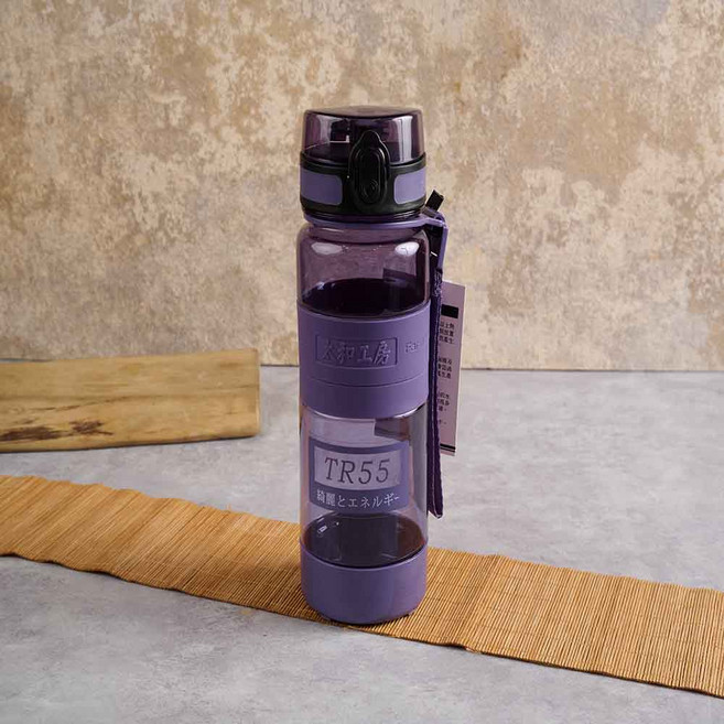 太和工房 TR55運動水壺 安全材質 輕巧便攜 時尚設計, 江戶紫, 700ml, 1個