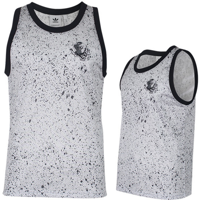 아디다스 남성 PLANETOID 탱크 민소매 티셔츠-DX6017