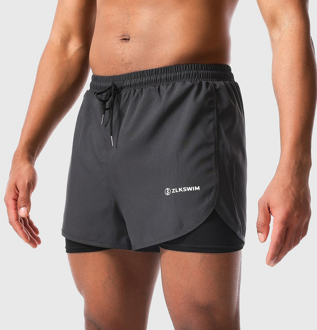 泳褲男士速幹防尷尬泡溫泉游泳褲新款平角大碼沙灘褲游泳裝備全套