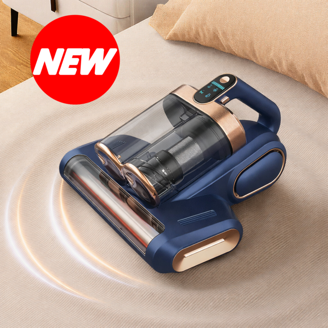캬오유 무선 침구 청소기 UV살균 이불 침대 진드기 제거 깔끔 편리살균청소기, 블루, LP-018