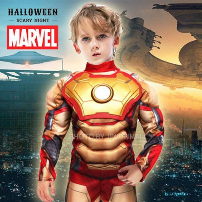 어벤져스 아이언맨 라이팅 디럭스 할로윈 코스튬 의상