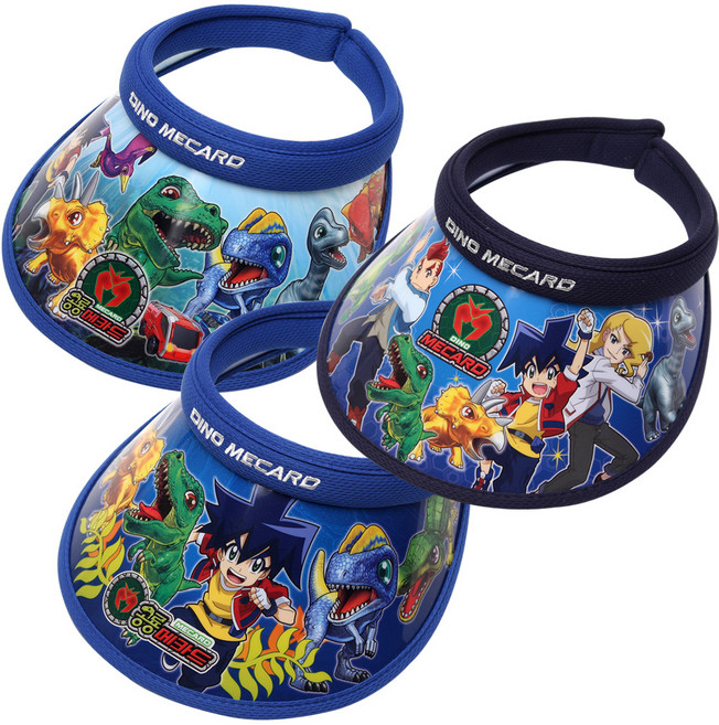 나린키즈 공룡메카드 썬캡 3종모음 유아 아동 4~9세용