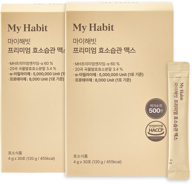 마이해빗 프리미엄 효소습관 맥스, 2개, 120g