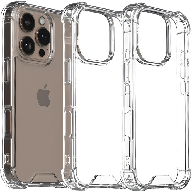 아이몰 아이폰 하이클리어 범퍼 가드 휴대폰 케이스 2개입