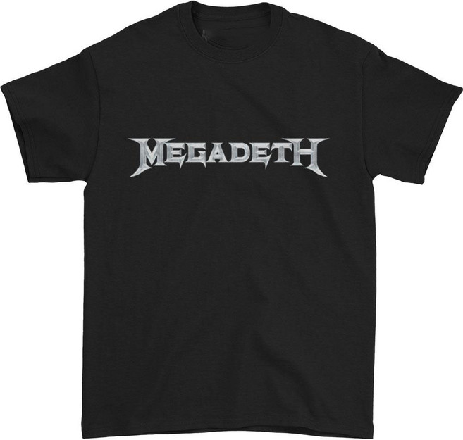 ROCKPANDA Megadeth Logo 반팔티
