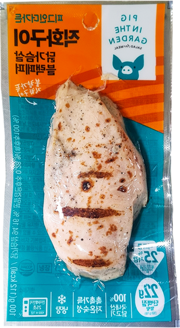 삼립 그릭슈바인 직화구이 닭가슴살 블랙페퍼 100g x 16개, 1.6kg, 1개