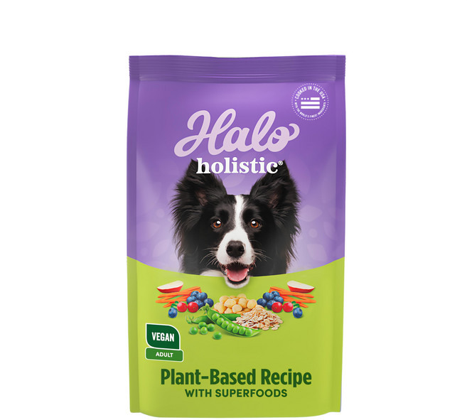 Halo 嘿囉 成犬 低敏舒膚 乾飼料, 新鮮豌豆 + 燉鷹嘴豆, 10lb, 1袋