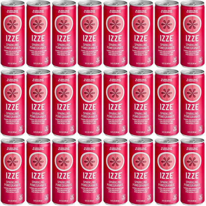 석류 스파클링 주스 음료 캔, 24개, 248ml