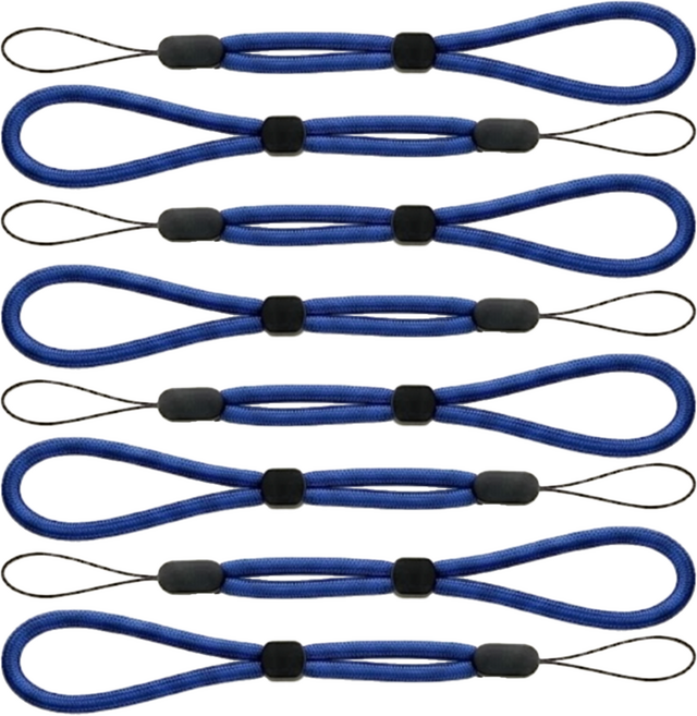 다람앤토리 다용도 핸드 스트랩 휴대폰 줄, 10개, 딥블루