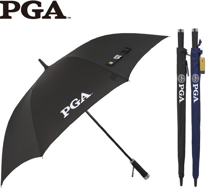 PGA 무지 70 자동 장우산 네이비/블랙 (랜덤)