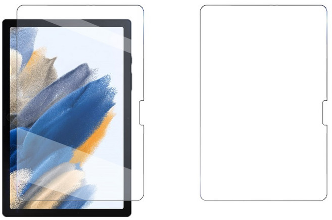 1+1 갤럭시탭A8 10.5 액정 보호 필름2장 SM-X200 X200N X205 X205N 2022 삼성, 액정 보호필름2장, 2개