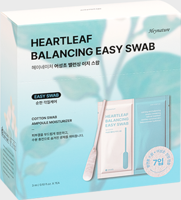 어성초 밸런싱 이지 스왑, 7개, 3ml