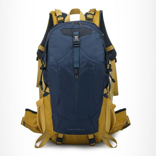 등산 여행가방 아웃도어 백팩40L+레인커버 베낭 등산러 캠핑 짐가방 백패킹, NAVY