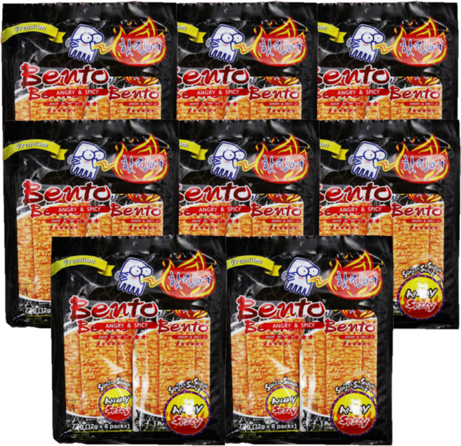 벤토 앵그리 앤 스파이시 어포, 72g, 8개