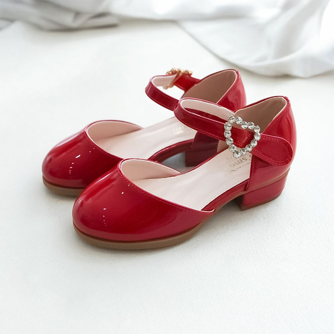 달콩슈 여아용 베이직 초등 메리제인 굽 구두 DKS890