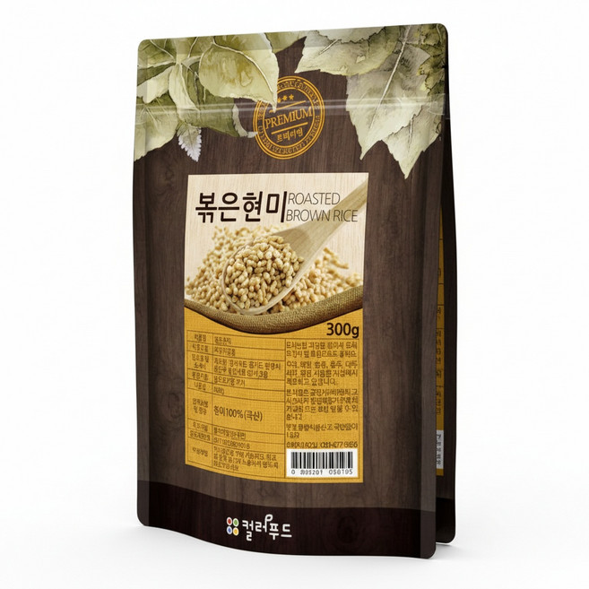컬러푸드 볶은현미 국산 300g/볶은율무/볶음현미/간식, 300g, 1개