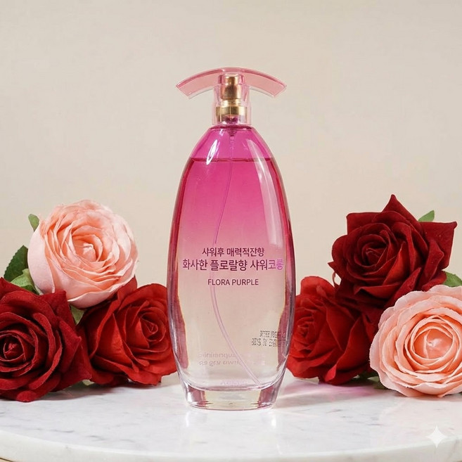 화사한 플로랄향 은은한 바디 스프레이 향수 대용 여성 샤워코롱 150ml 은은한꽃향기