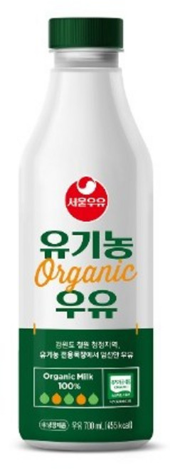 서울우유 유기농 우유 700ml(cjfdnjs cjdwjd 100%유기농 우유) 냉장포장무료, 700ml, 5개
