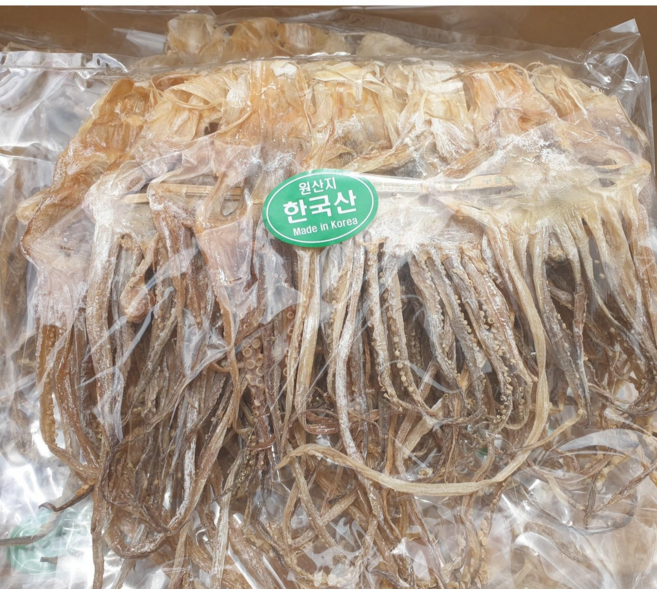 오징어발 한국산 자연건조, 1개, 오징어발350g(약25미) 내외