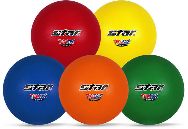 star 스타 피구공 소프트 2호 CB852S.소프트공 스펀지공 어린이공놀이 유치원체육, 그린, 1개