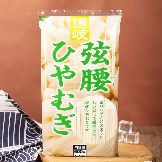 일본직수입 사누키 히야무기 냉맥면 냉온겸용 건면 여름냉국수, 1개, 600g