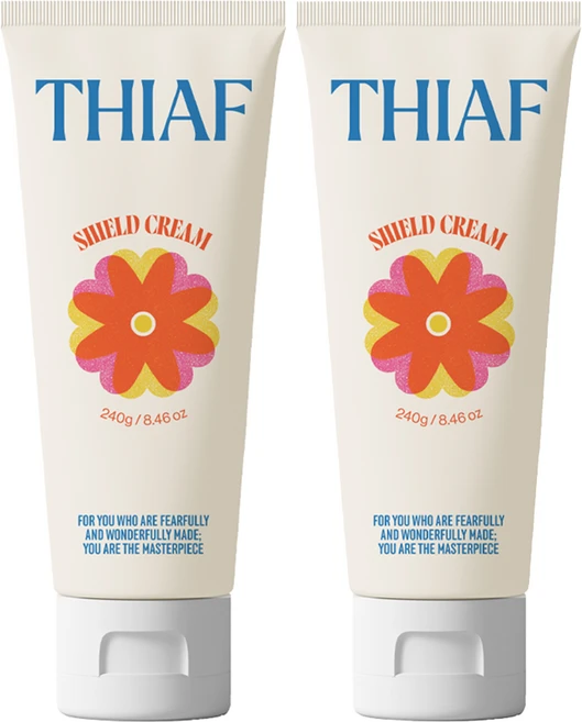 띠아프 쉴드 크림 240g 2개 신생아부터 성인까지 민감성 피부에도 자극없이 순한 얼굴 바디 올인원 고보습 아기 베이비 로션 - 쿠팡