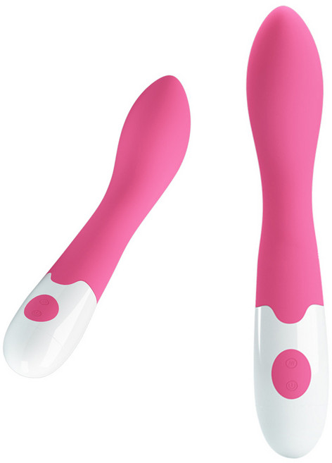 Roybro 핑크 비샵 진동 마사지기 미니 초소형 핸디 마사지기, 1개