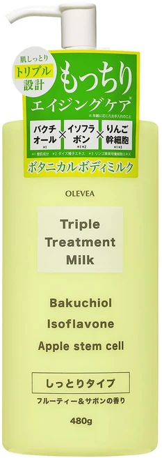 올레베어 바디 밀크 트리플 트리트먼트 밀크 480g 과일 & 사본 향기 박티올, 1개 - 쿠팡
