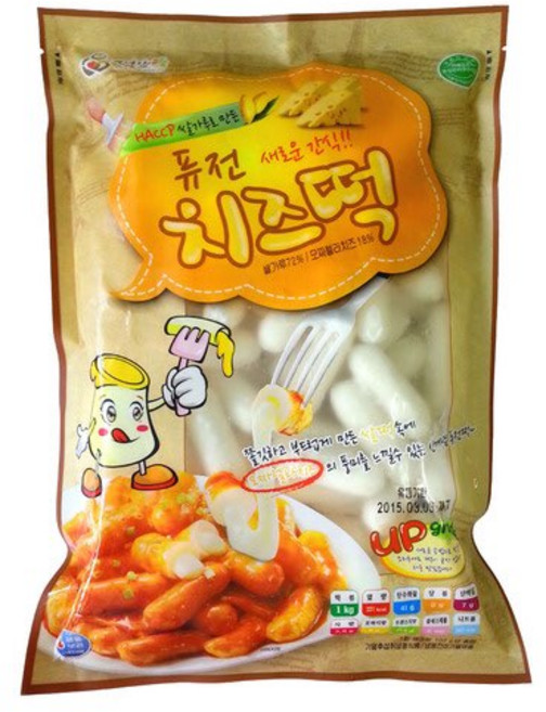 말랑말랑 치즈쌀떡 1kg 치즈떡, 1개
