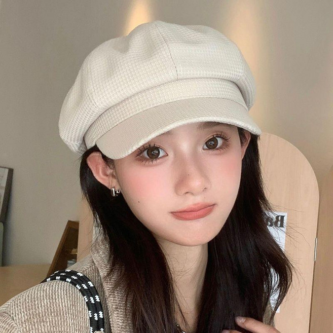 貝雷帽 英倫風女韓版時尚百搭畫家帽復古鴨舌報童八角帽