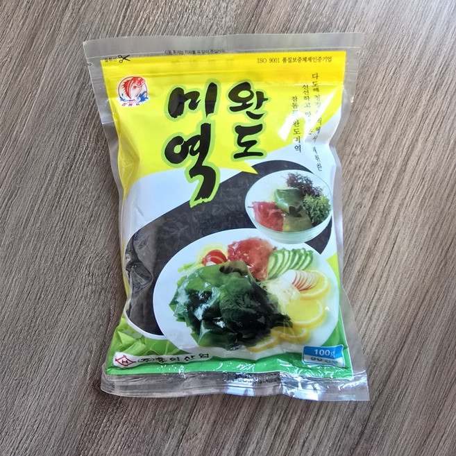 청정 완도 호이 참돔표 건미역 자른미역 100g (1봉/50인분), 2개