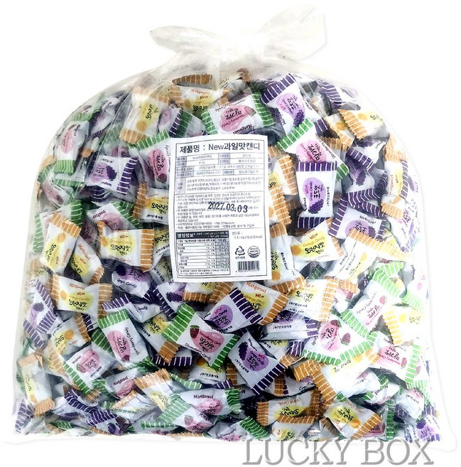 맛고을 과일맛종합캔디(D) 4kg, 1개