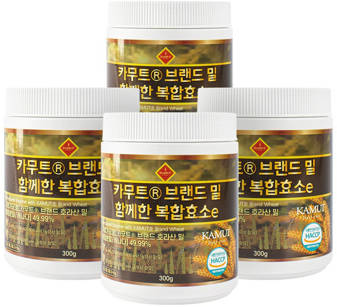 두손애약초 카무트 브랜드밀 함께한 복합쇼소e, 4개, 300g