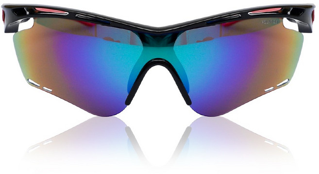 [스위스밀리터리] 에어샤크 스포츠 편광고글 도수클립 선글라스, C1R6_블랙+레드