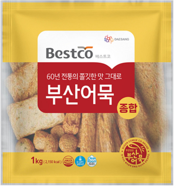 대상 베스트코 부산어묵 종합, 1개, 1kg