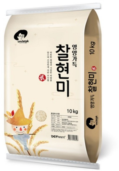 엉클탁 국산 찰현미, 10kg, 2개