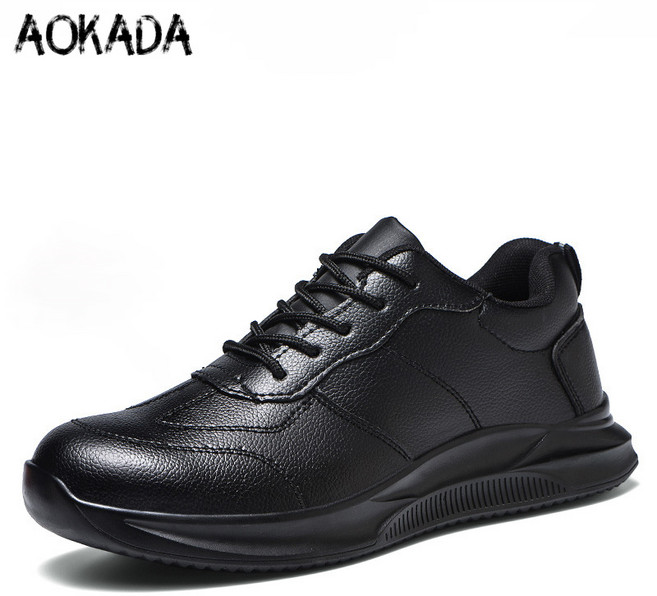AOKADA 안전화 남자 트레킹화 미끄럼방지 방수 경량안전화 작업화