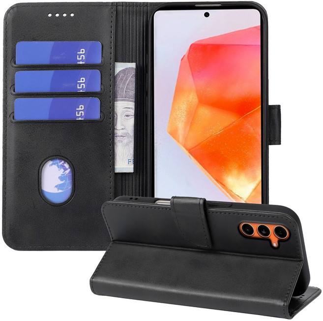 갤럭시 S25 울트라 가죽케이스 지갑형 카드수납 전체보호