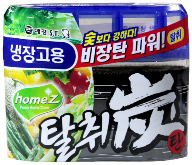 애경 냉장고용 비장탄 파워 탈취탄 140g 12개입 BOX 생활용품 > 방향/탈취/제습/살충 탈취제 옷장/서랍/신발장탈취제, 1